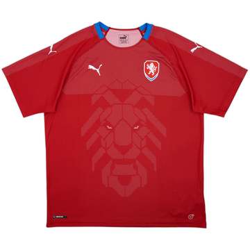 2018 Czech Republic Home Shirt - 10/10 - (XXL)