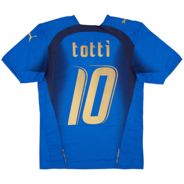 2006 Italy Home Shirt Totti #10 - 7/10 - (XS)