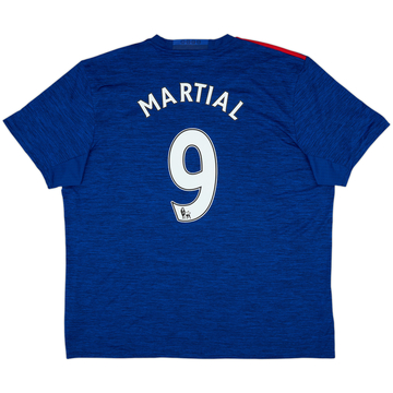 2016-17 Manchester United Away Shirt Martial #9 - 10/10 - (XXL)