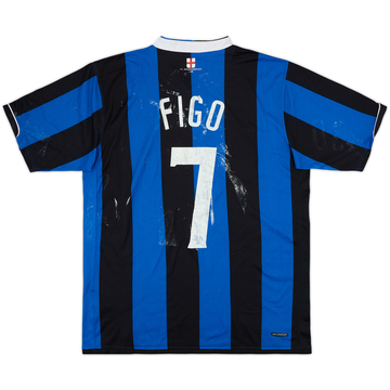 2006-07 Inter Milan Home Shirt Figo #7 - 4/10 - (L)