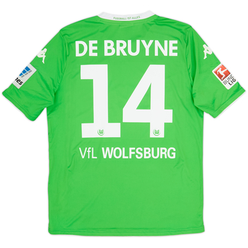 2014-15 Wolfsburg Home Shirt De Bruyne #14 - 7/10 - (M)