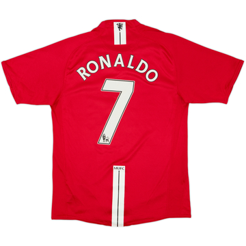 2007-09 Manchester United Home Shirt Ronaldo #7 - 7/10 - (S)