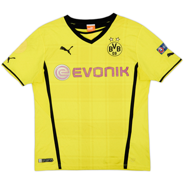 2013-14 Borussia Dortmund Home Shirt - 4/10 - (M)