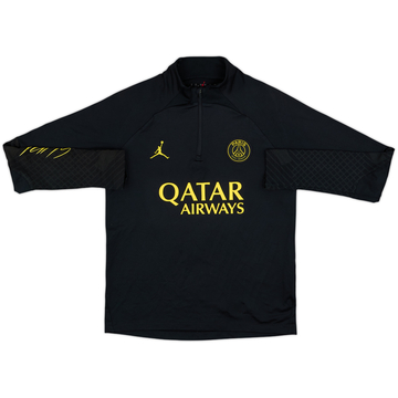 2023-24 Paris Saint-Germain Jordan 1/4 Zip Drill Top - 8/10 - (L.Boys)