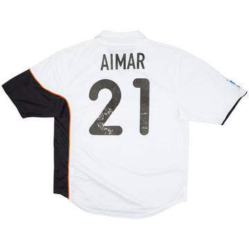 2001-02 Valencia Home Shirt Aimar #21 - 5/10 - (M)