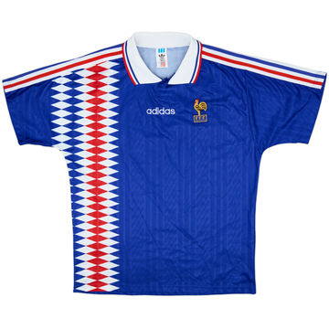 1994-96 France Home Shirt - 9/10 - (L/XL)