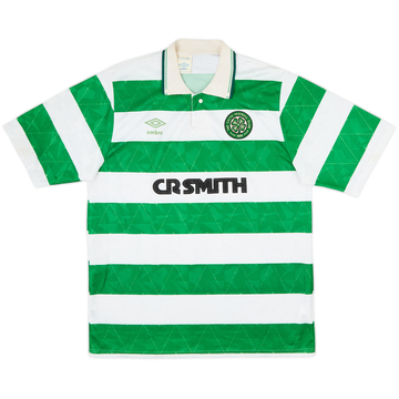1989-91 Celtic Home Shirt - 7/10 - (L)