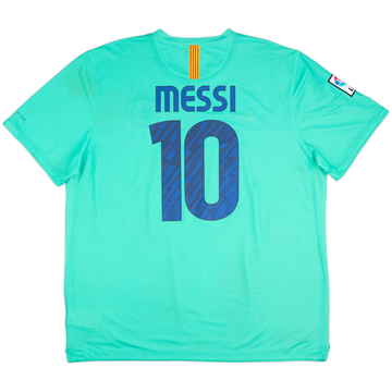 2010-11 Barcelona Away Shirt Messi #10 - 5/10 - (XXL)