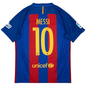 2016-17 Barcelona Home Shirt Messi #10 - 7/10 - (M)