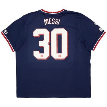 2021-22 Paris Saint-Germain Home Shirt Messi #30 - 8/10 - (XXL)