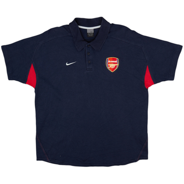 2002-03 Arsenal Nike Polo Shirt - 8/10 - (L)