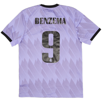 2022-23 Real Madrid Away Shirt Benzema #9 - 9/10 - (M)