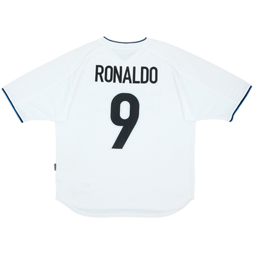 1999-00 Inter Milan Away Shirt Ronaldo #9 - 8/10 - (L)