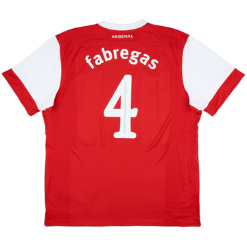 2010-11 Arsenal Player Issue Home Shirt Fabregas #4 - 8/10 - (XXL)