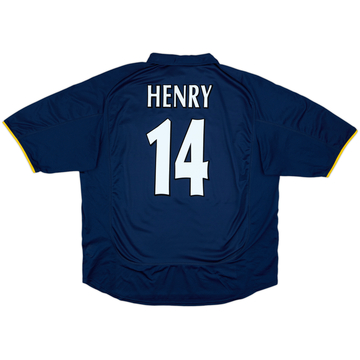 2000-02 Arsenal European Shirt Henry #14 - 9/10 - (XXL)