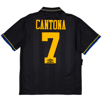 1993-95 Manchester United Away Shirt Cantona #7 - 7/10 - (M)