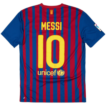2011-12 Barcelona Home Shirt Messi #10 - 5/10 - (M)
