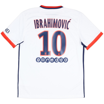 2015-16 Paris Saint-Germain Away Shirt Ibrahimovic #10 - 7/10 - (L)