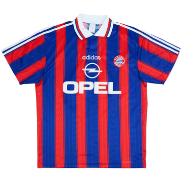 1995-97 Bayern Munich Signed Home Shirt - 6/10 - (M)