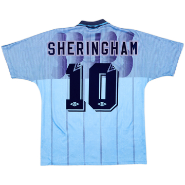 1991-94 Tottenham Third Shirt Sheringham #10 - 7/10 - (L)