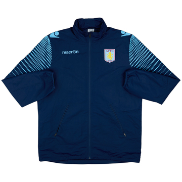 2014-15 Aston Villa Macron Track Jacket - 8/10 - (XXL)