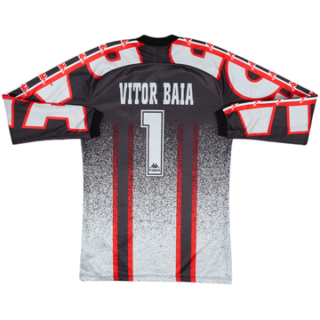 1996-97 Barcelona Basic GK Shirt Vitor Baia #1 - 9/10 - (XL.Boys)