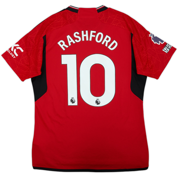 2023-24 Manchester United Home Shirt Rashford #10 - 8/10 - (L)