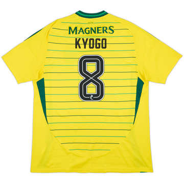 2024-25 Celtic Away Shirt Kyogo #8
