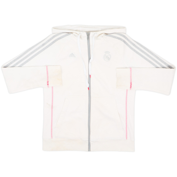 2015-16 Real Madrid adidas Hooded Track Jacket - 6/10 - (S.Boys)