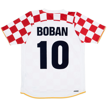 2006-08 Croatia Home Shirt Boban #10 - 8/10 - (L)
