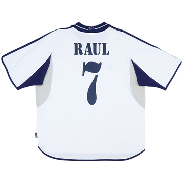 2000-01 Real Madrid Home Shirt Raul #7 - 5/10 - (XL)