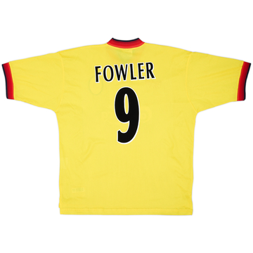 1997-99 Liverpool Away Shirt Fowler #9 - 6/10 - (L)