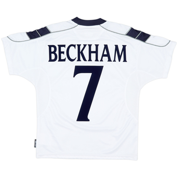 2000-01 Manchester United Away Shirt Beckham #7 - 9/10 - (L.Boys)