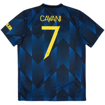 2021-22 Manchester United Third Shirt Cavani #7 - 8/10 - (L)