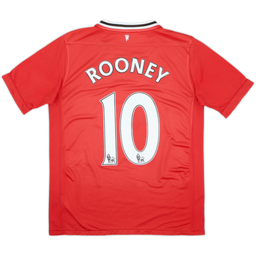 2011-12 Manchester United Home Shirt Rooney #10 - 6/10 - (XL.Boys)