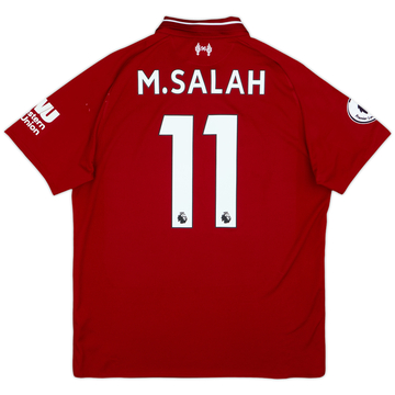 2018-19 Liverpool Home Shirt M.Salah #11 - 7/10 - (M)