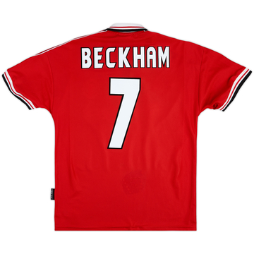 1998-00 Manchester United Home Shirt Beckham #7 - 5/10 - (M)