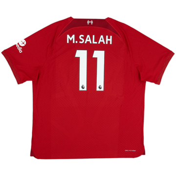 2022-23 Liverpool Authentic Home Shirt M.Salah #11 - 10/10 - (XXL)