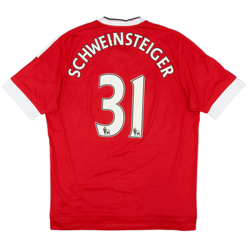 2015-16 Manchester United Home Shirt Schweinsteiger #31 - 5/10 - (L)