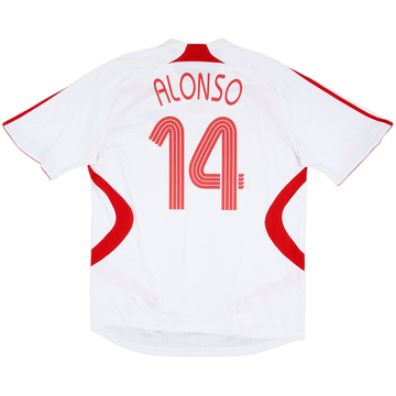 2007-08 Liverpool Away Shirt Alonso #14 - 7/10 - (XL)