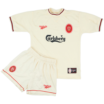 1996-97 Liverpool Away Shirt and Shorts - 6/10 - (XL.Boys)