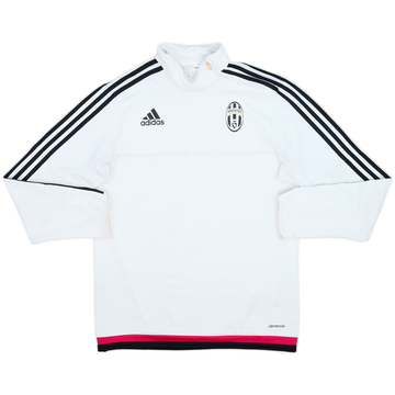 2015-16 Juventus adidas 1/4 Zip Sweat Top - 8/10 - (S)
