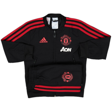 2018-19 Manchester United adidas Tracksuit - 8/10 - (2-3 Years)