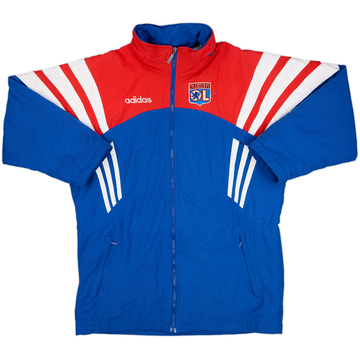 1996-97 Lyon adidas Padded Bench Coat - 7/10 - (M/L)