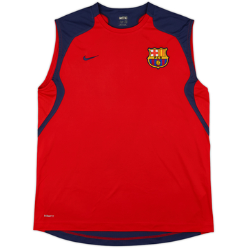 2007-08 Barcelona Nike Training Vest - 9/10 - (L)