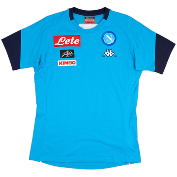 2017-18 Napoli Kappa Training Shirt - 9/10 - (XL)