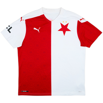 2020-21 Slavia Prague Home Shirt - 6/10 - (XL)