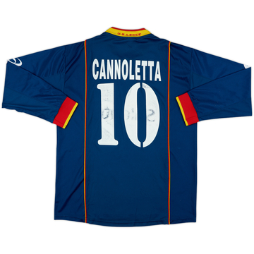 2002-03 Lecce Third L/S Shirt Cannoletta #10 - 5/10 - (M)