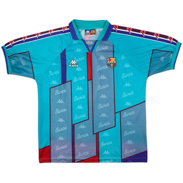 1995-97 Barcelona Away Shirt - 8/10 - (XL)