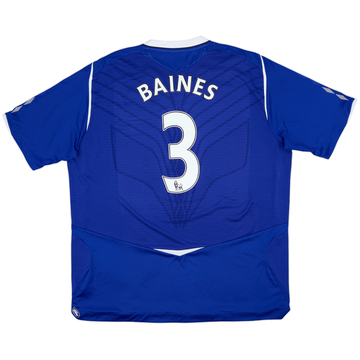 2008-09 Everton Home Shirt Baines #3 - 8/10 - (XXL)